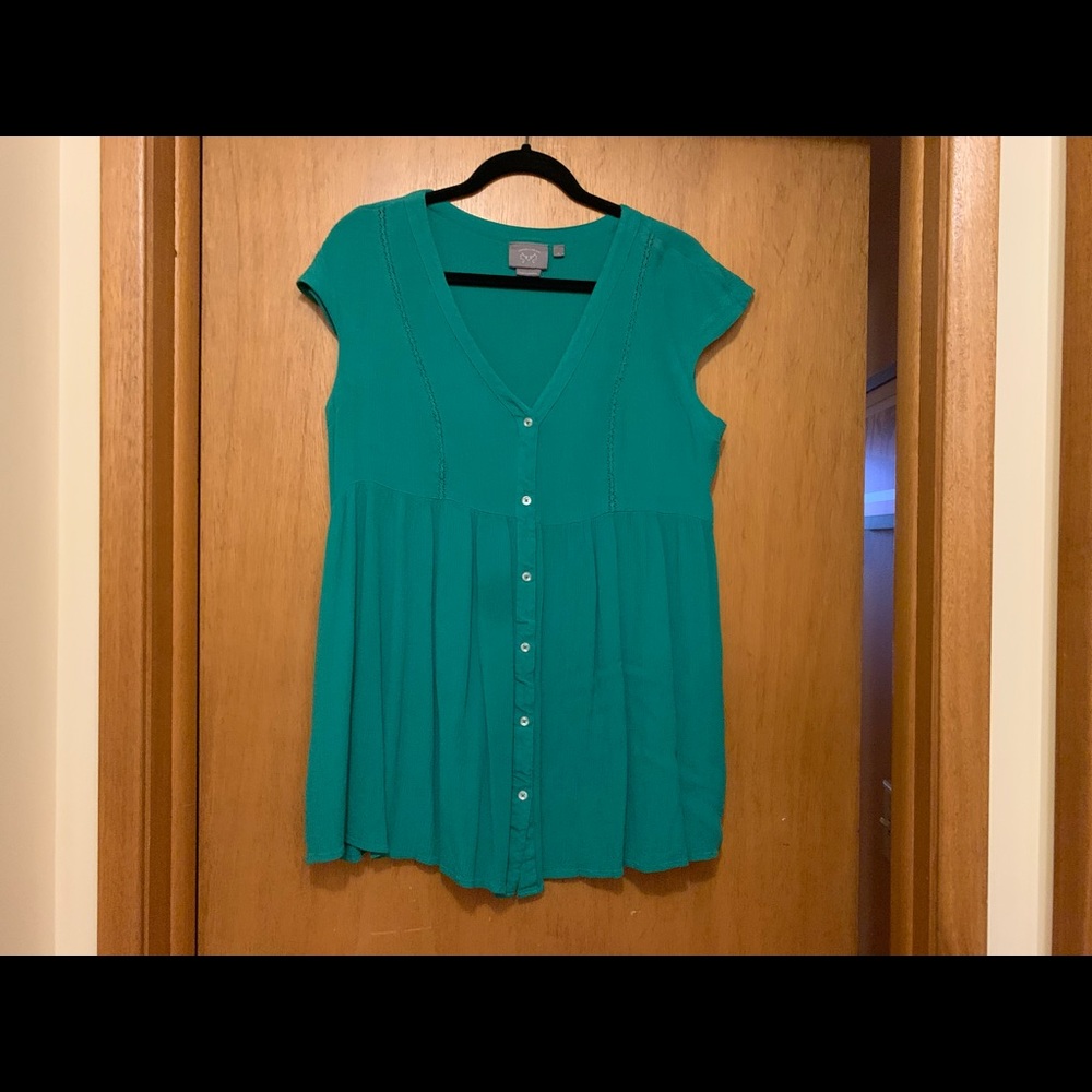 VanessaVirginia Anthropologie Babydoll Top